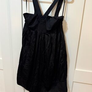 Club Monaco Elegant Black Dress with Straps